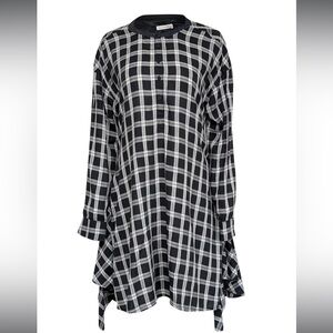 RAG & BONE JEAN black and white checked dress